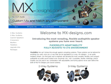 Tablet Screenshot of mx-designs.com